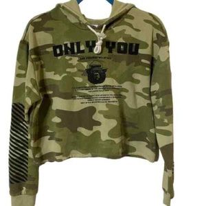 Only you can prevent wildfires cropped hoodie